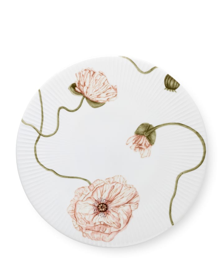 Hammershøi Poppy Cake platter Ø30 cm - 白色 - Kähler