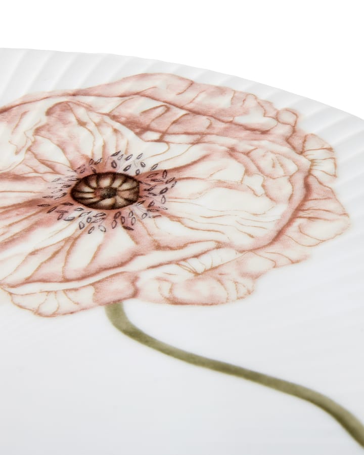 Hammershøi Poppy Cake platter Ø30 cm - 白色 - Kähler