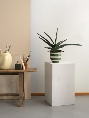 Omaggio Nuovo flowerpot Ø15 cm - 绿色 - Kähler