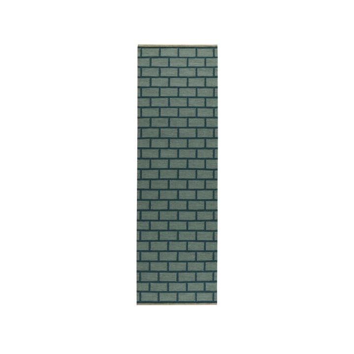 Brick hallway 桌布（runner） - 绿色, 80x250 cm - Kateha