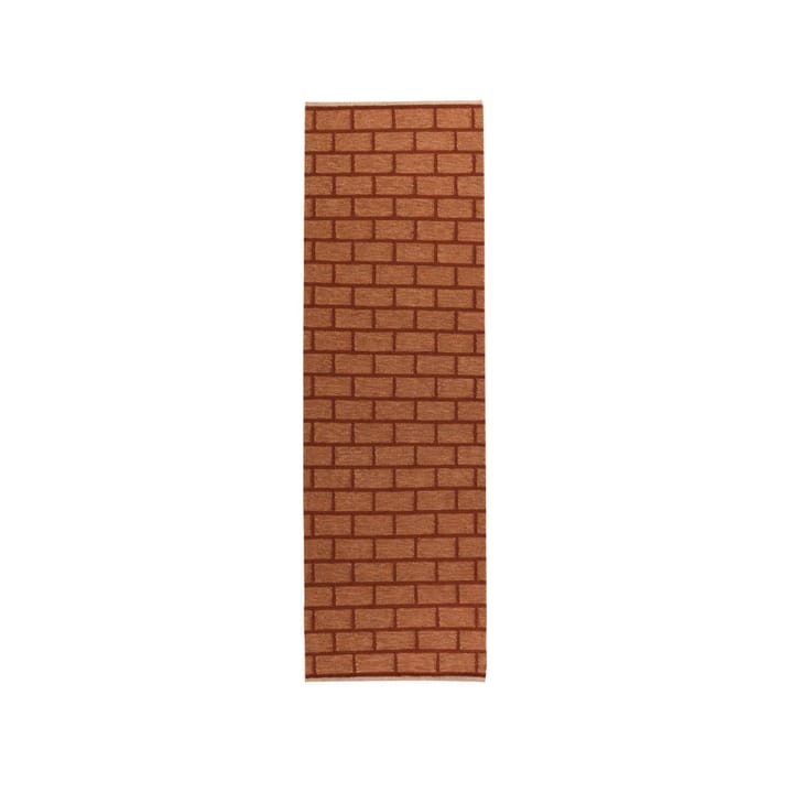 Brick hallway 桌布（runner） - Rust, 80x250 cm - Kateha