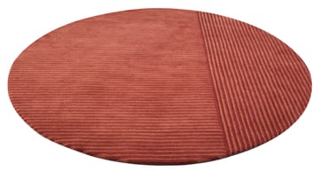 Dunes Straight 地毯 round - Dusty 红色, 200 cm - Kateha