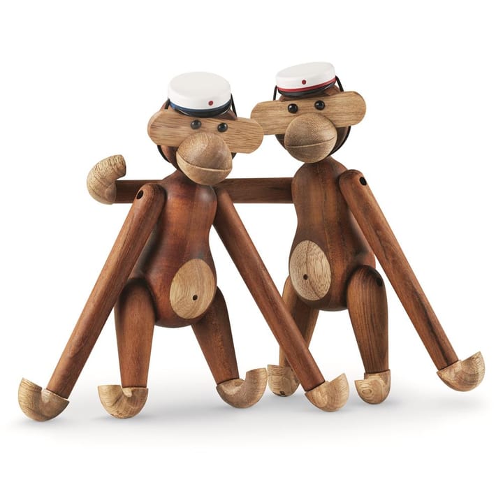 Kay Bojesen monkey with student cap, 蓝色 student cap Kay Bojesen Denmark