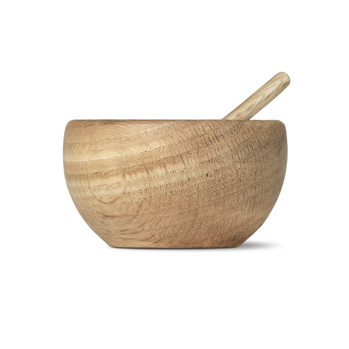 Kay Bojesen salt dish with spoon, Oak Kay Bojesen Denmark