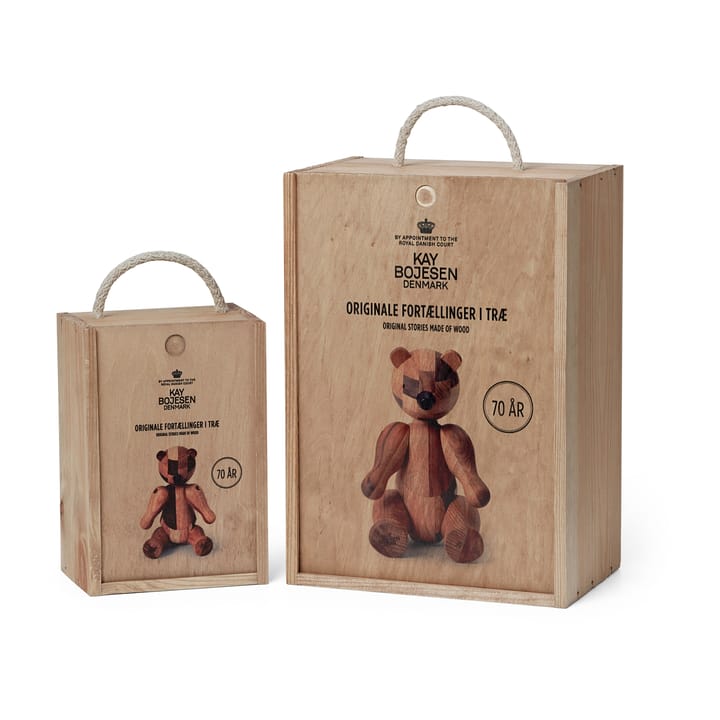 Kay Bojesen wooden bear anniversary edition mixed wood, Medium Kay Bojesen Denmark