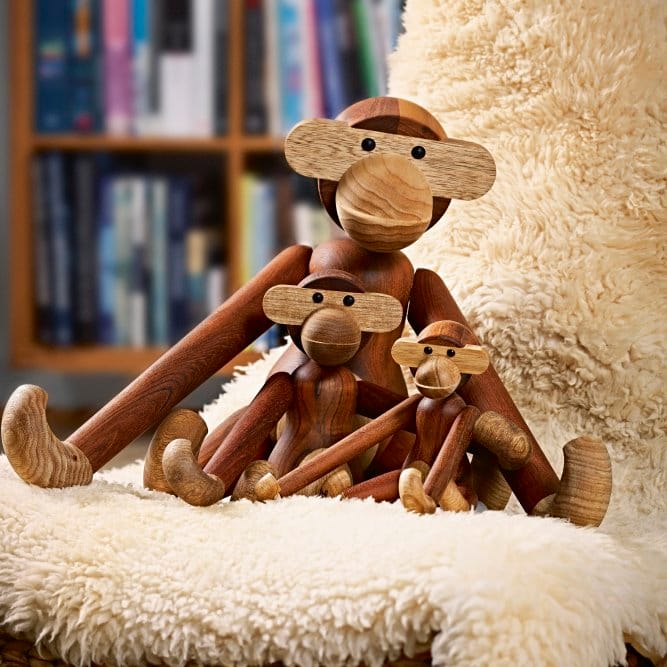 Kay Bojesen wooden monkey medium, 28 cm Kay Bojesen Denmark