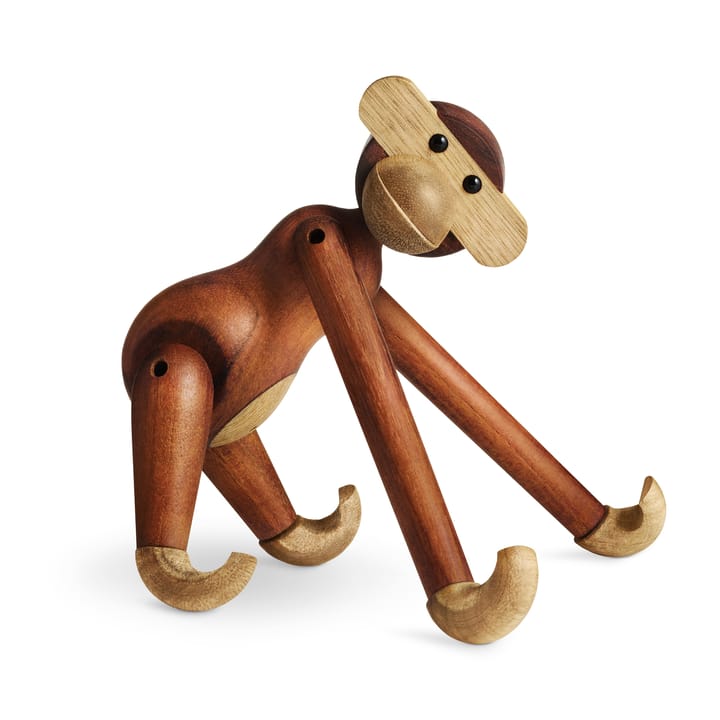 Kay Bojesen wooden monkey small - teak-limba wood 20 cm - Kay Bojesen Denmark