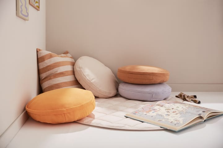 Kid's Base floor cushion 40x40 cm - Natural 白色 - Kid's Concept