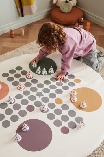 Kid's Base play mat Ludo Ø110 cm - 白色 - Kid's Concept