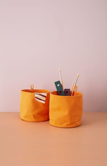 Kid's Base storage textile cylinder 两件套装 - Mango - Kid's Concept