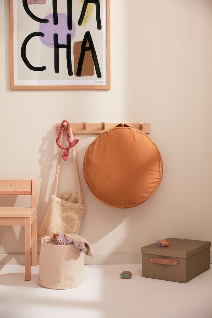 Kid's Base storage textile cylinder 两件套装 - Natural 白色 - Kid's Concept