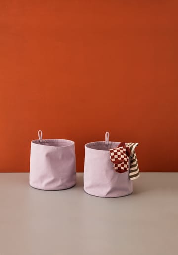 Kid's Base storage textile cylinder 两件套装 - 紫色 - Kid's Concept