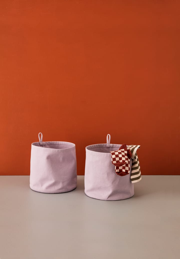 Kid's Base storage textile cylinder 两件套装, 紫色 Kid's Concept