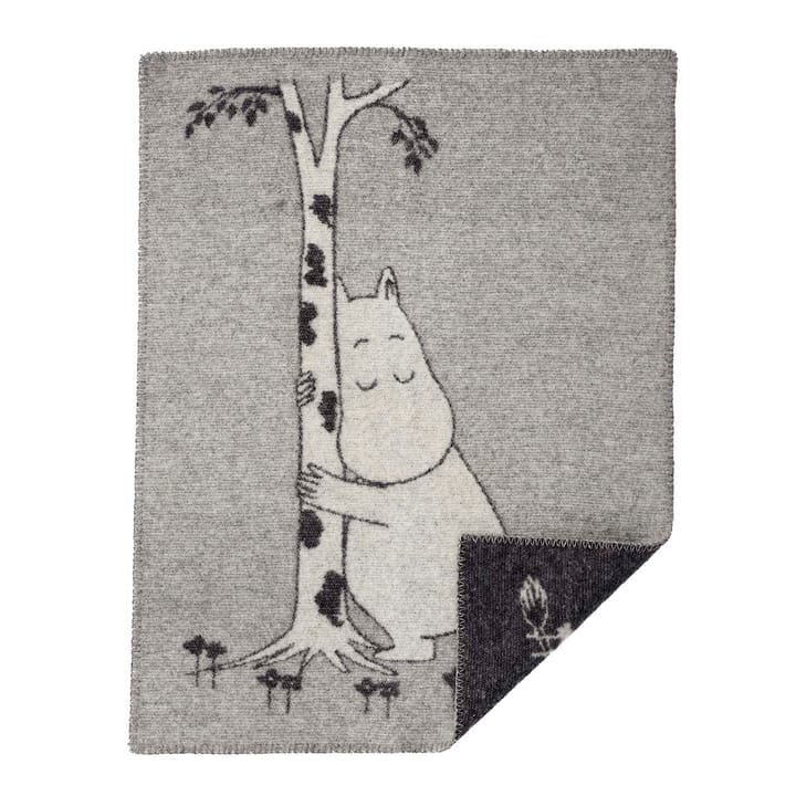 Moomin Tree Hug 儿童毯 - 灰色 - Klippan Yllefabrik