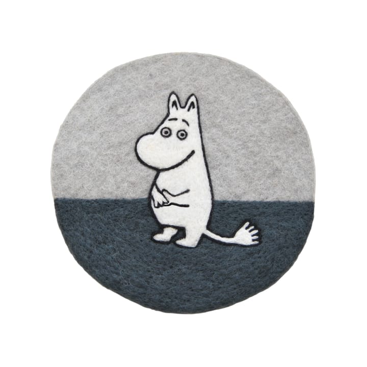 Moomin trivet Ø21 cm - 灰色 - Klippan Yllefabrik