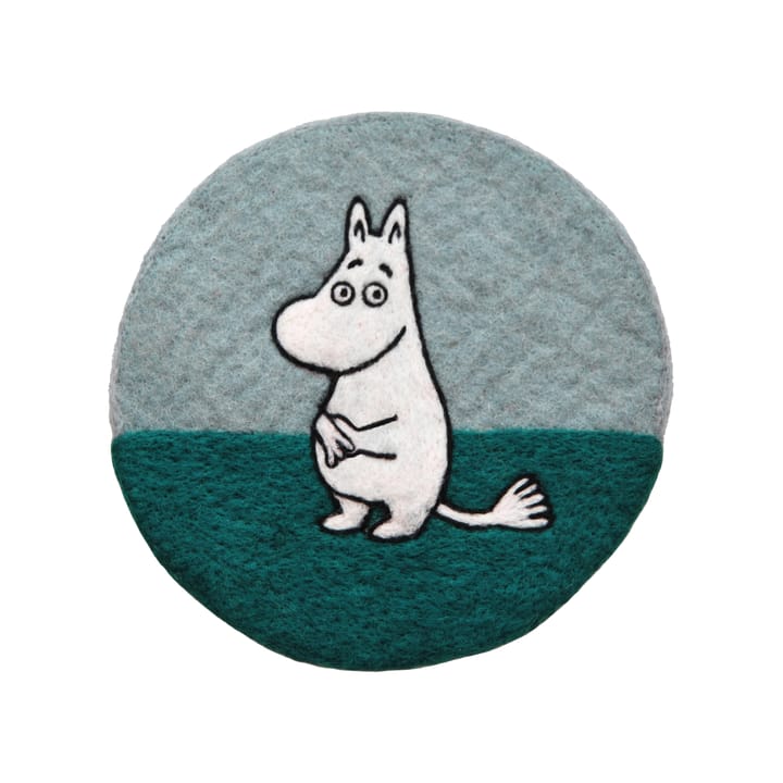 Moomin trivet Ø21 cm - 蓝色 - Klippan Yllefabrik