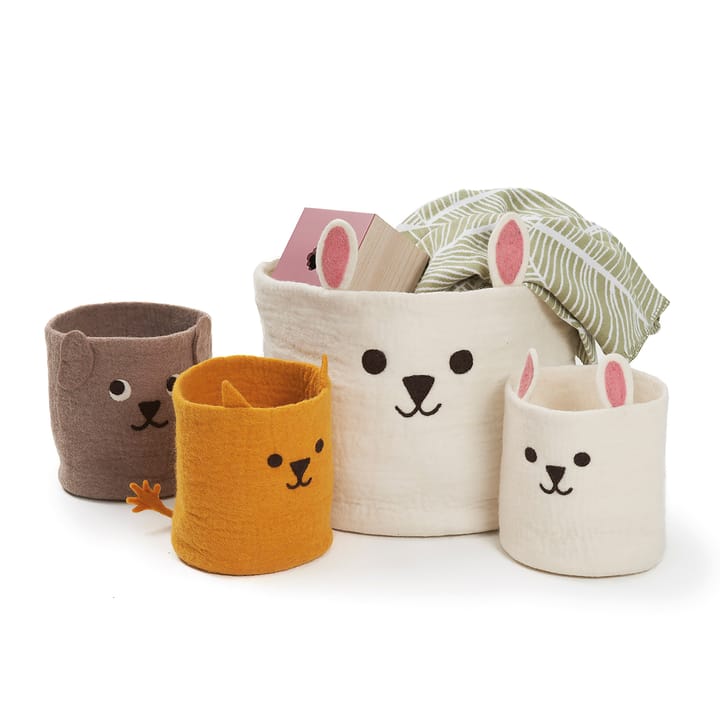 Rabbit basket Ø40 cm - 白色 - Klippan Yllefabrik