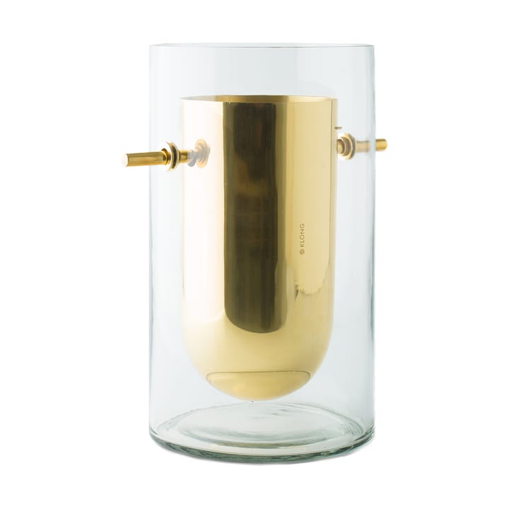 Alba cylinder 花瓶 - 黄铜 - KLONG