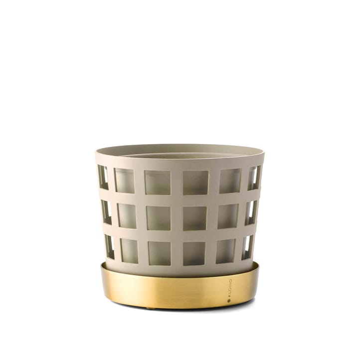 Trio Pot square flower pot - 米色, small - KLONG