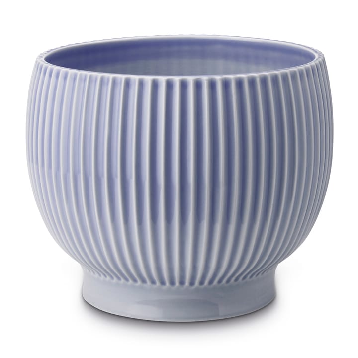 Knabstrup 花盆  fluted Ø16.5 cm - Lavender 蓝色 - Knabstrup Keramik