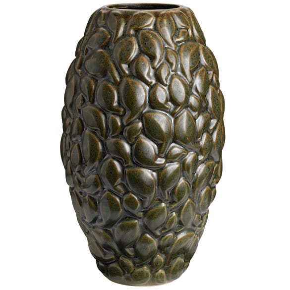 Leaf 花瓶 Limited Edition 40 cm - Khaki 绿色 - Knabstrup Keramik