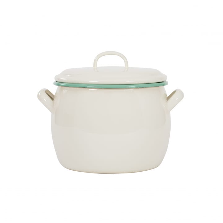 Kockums saucepan （含盖子） 4 l - Cream Lux (米色) - Kockums Jernverk