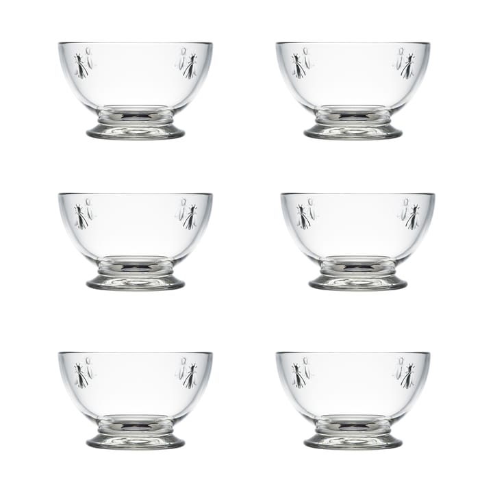 Abeille 玻璃 碗 60 cl 六件套装 - Clear - La Rochère