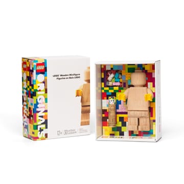 LEGO mini wooden figurine - Soaped oak - Lego