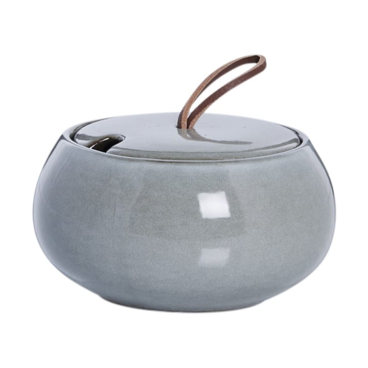 Amera sugar bowl with lid Ø13 cm - 灰色 - Lene Bjerre