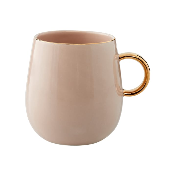 Clara 马克杯 with handle 27 cl - 玫瑰色-light gold - Lene Bjerre