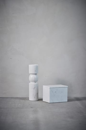 Ellia 储物箱 marble 16.5x11.5 cm - White - Lene Bjerre