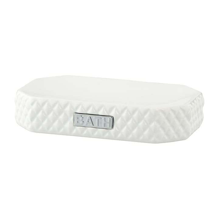 Marion soap holder 13.5x9 cm - 白色-银色 - Lene Bjerre