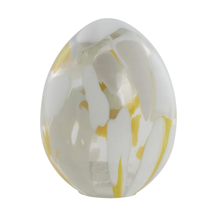 Murina decorative egg 15 cm - 白色-mellow - Lene Bjerre