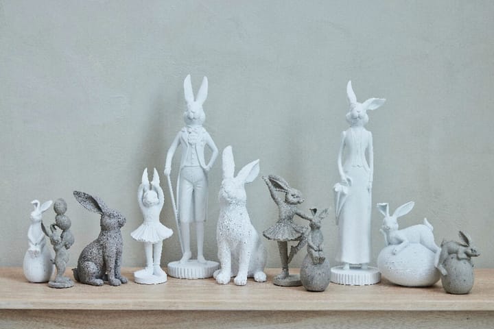 Semina figurin dancing hare 20 cm, 灰色 Lene Bjerre