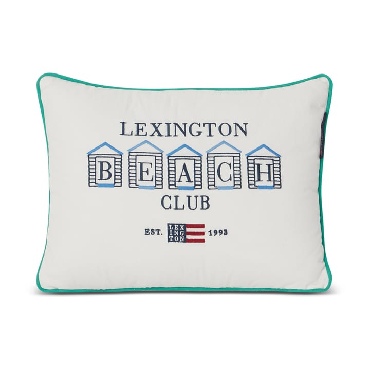 Beach Club 小 Embroidered 靠枕|靠垫 30x40 cm - Blue-white-green - Lexington