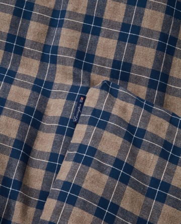 Checked Flannel 床上用品套装 150x210 cm - Denim 蓝色-米色 - Lexington