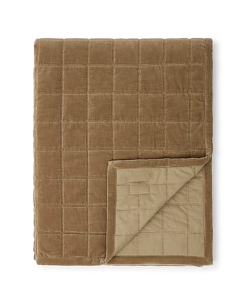 Cotton Velvet quilted 毯子 160x240 cm - Walnut - Lexington