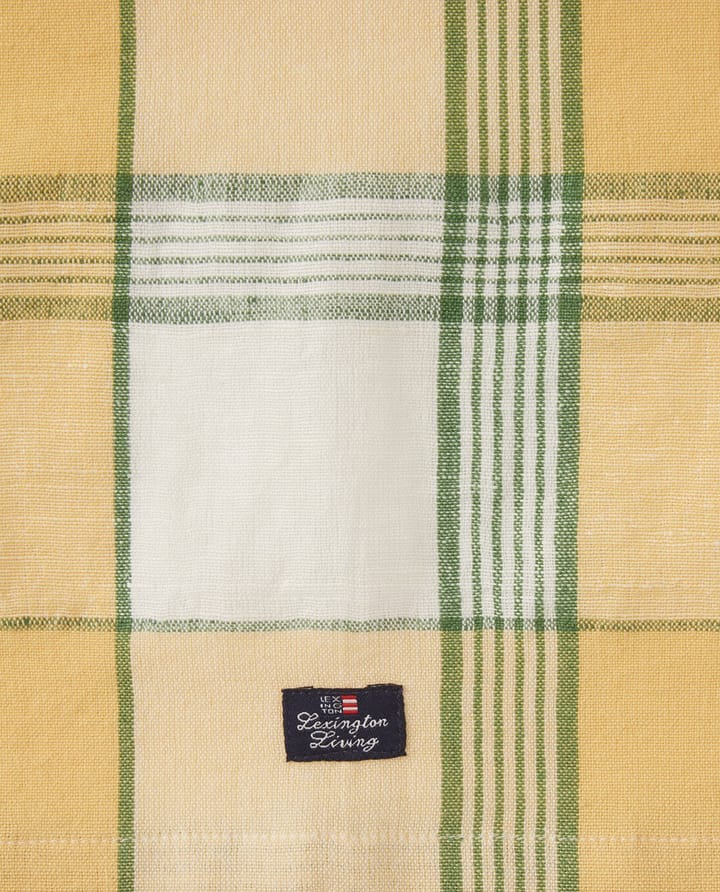 Easter Linen/Cotton 厨房巾 50x70 cm - 黄色-绿色 - Lexington