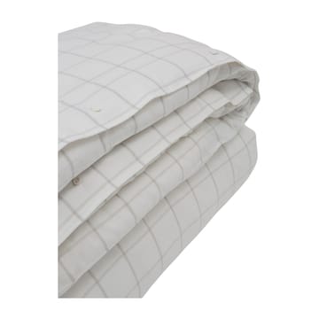 Hotel Light Flannel duvet cover 220x220 cm - 白色-浅米色 - Lexington