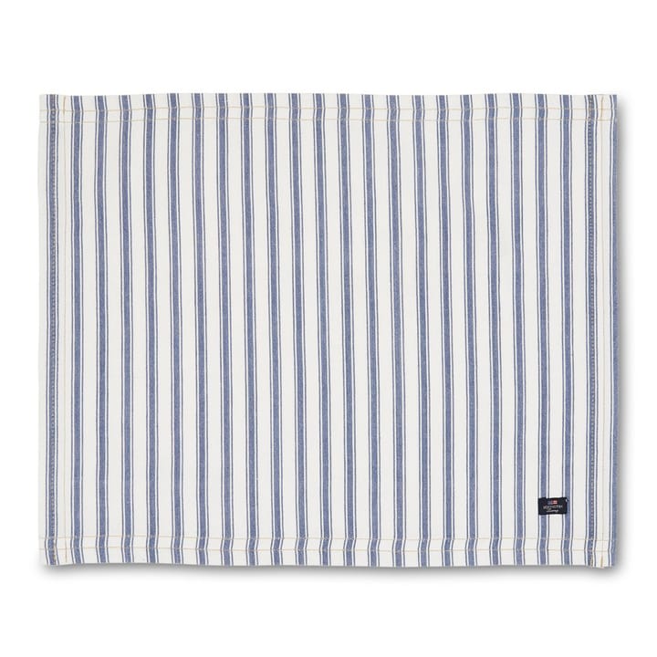 Icons Herringbone Striped 餐垫  40x50 cm, 蓝色-白色 Lexington