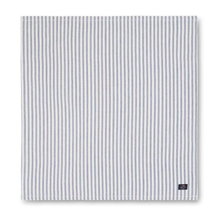 Icons Herringbone Striped 条纹餐巾布 50x50 cm - 蓝色-白色 - Lexington