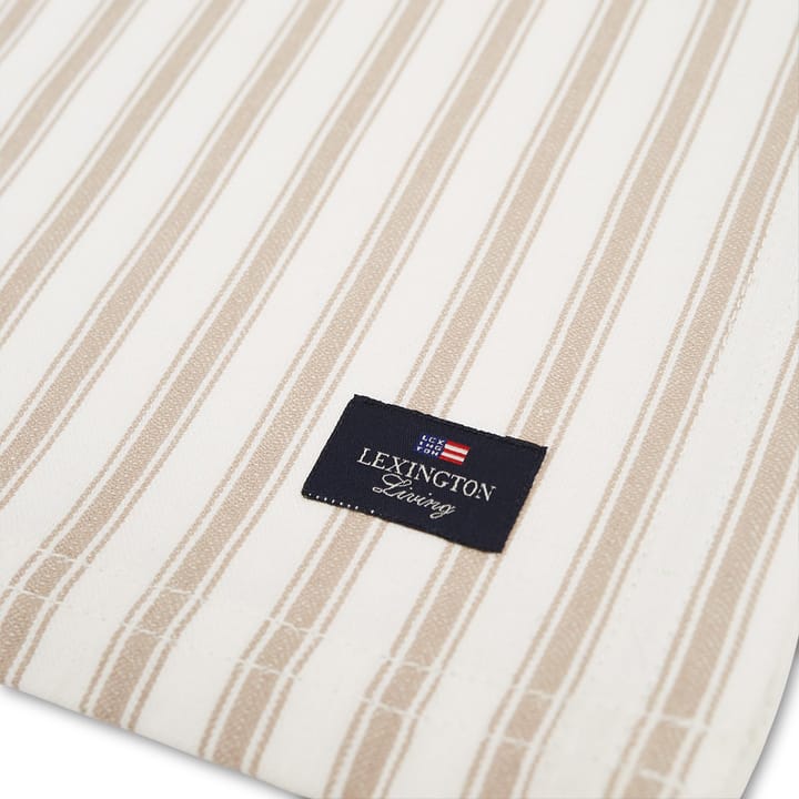 Icons Herringbone Striped runner 50x150 cm - 米色-白色 - Lexington