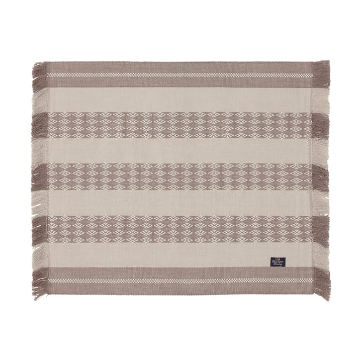 Jacquard Striped 餐垫 40x50 cm - 米色 - Lexington