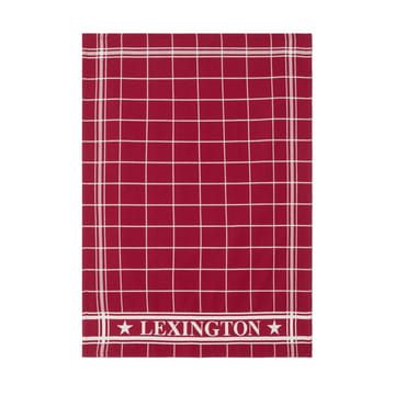 Lexington checked 厨房巾 50x70 cm - 红色-白色 - Lexington