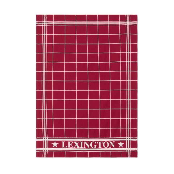 Lexington checked 厨房巾 50x70 cm, 红色-白色 Lexington