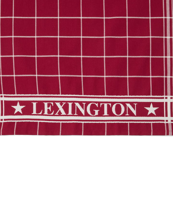 Lexington checked 厨房巾 50x70 cm, 红色-白色 Lexington