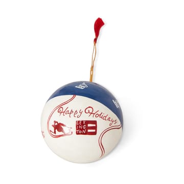 Lexington Papier Maché 圣诞树 ball 两件套装
 - 蓝色-白色-红色 - Lexington