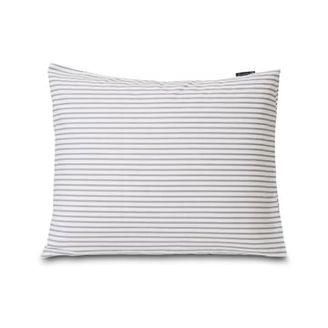 Lexington Striped 枕头套 tencel 50x60 cm - 白色-steel 蓝色 - Lexington
