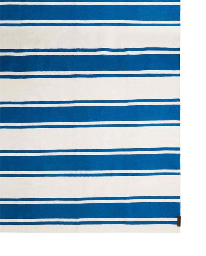 Organic Striped Cotton entrace 地毯 70x130 cm - 蓝色-白色 - Lexington