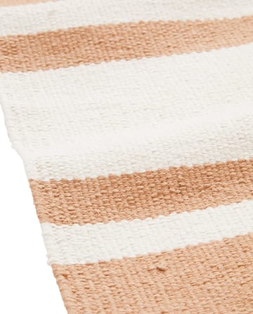 Organic Striped Cotton entrace 地毯 70x130 cm - 米色-白色 - Lexington